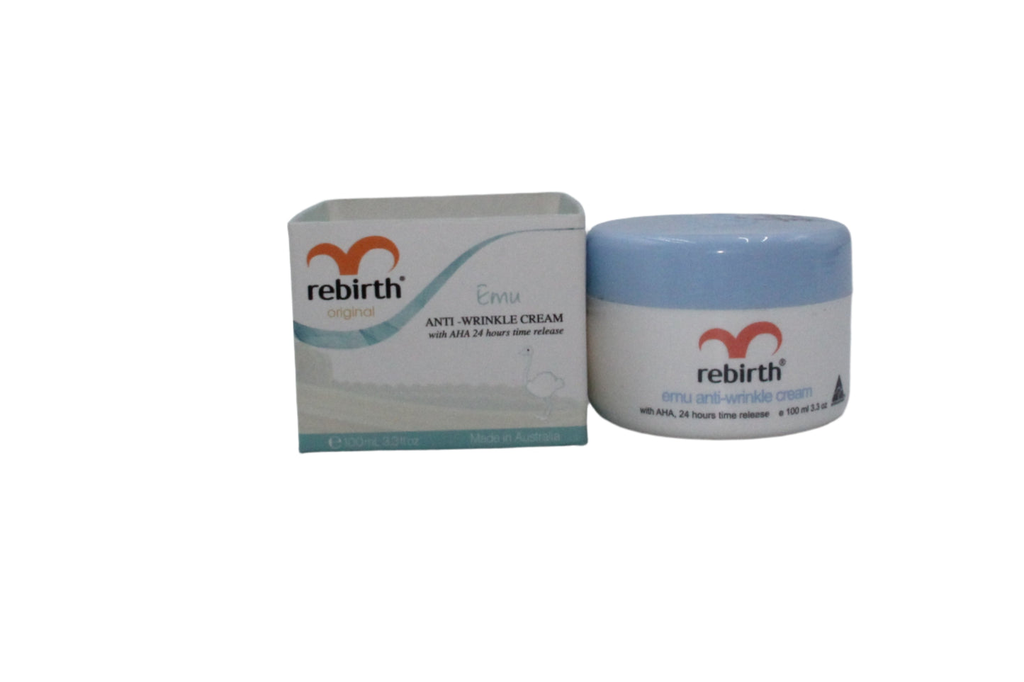 Rebirth Emu ANti-Wrinkle Cream with AHA 24 hours slow release