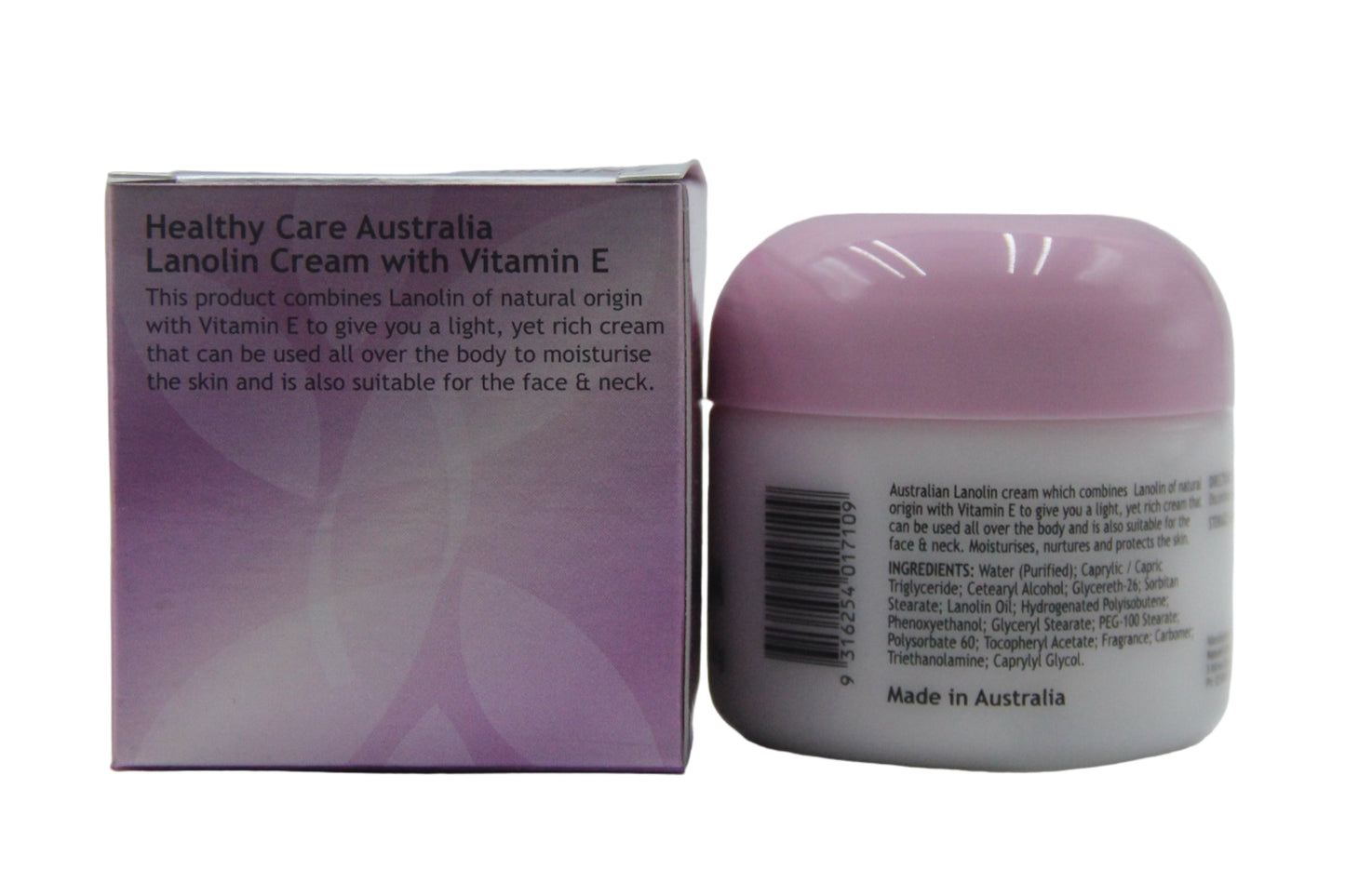 Healthy Care Lanolin Cream with Vitamin E 100g Paraben Free