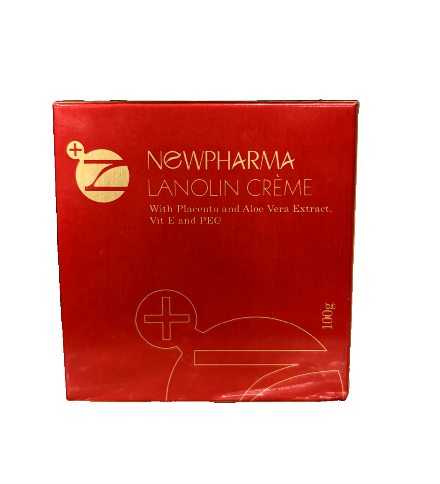 6 x NewPharma Lanolin Crèmes With Placenta and Aloe Vera Extract, Vit E and PEO