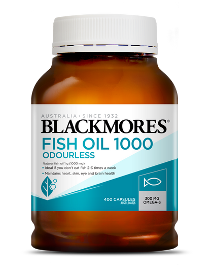 Blackmores Odorless Fish Oil 1000 400 Capsules