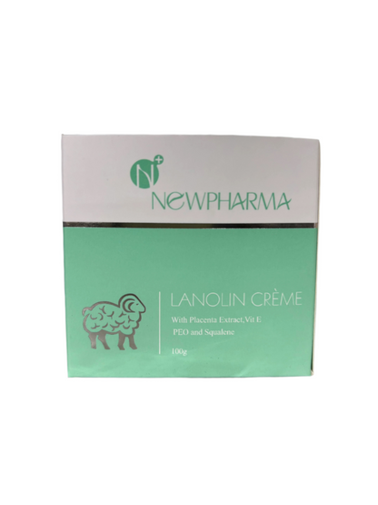 6 x NewPharma Lanoline Crèmes With Placenta Extract, Vit E, PEO and Squalene