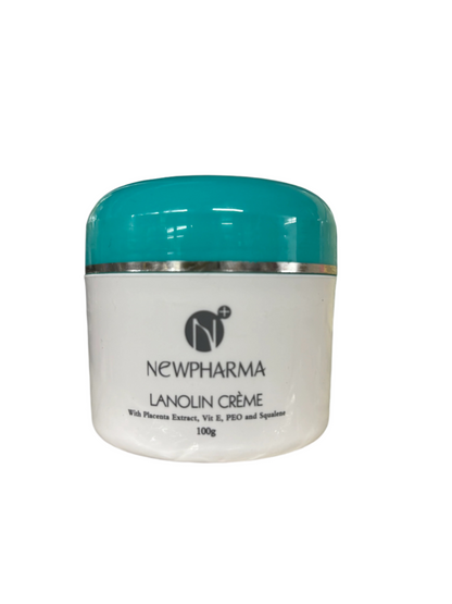 6 x NewPharma Lanoline Crèmes With Placenta Extract, Vit E, PEO and Squalene