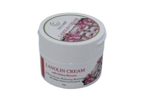 CICI Care Lanolin Cream with Cherry Blossom 24 hour intense Hydrating Moisturiser