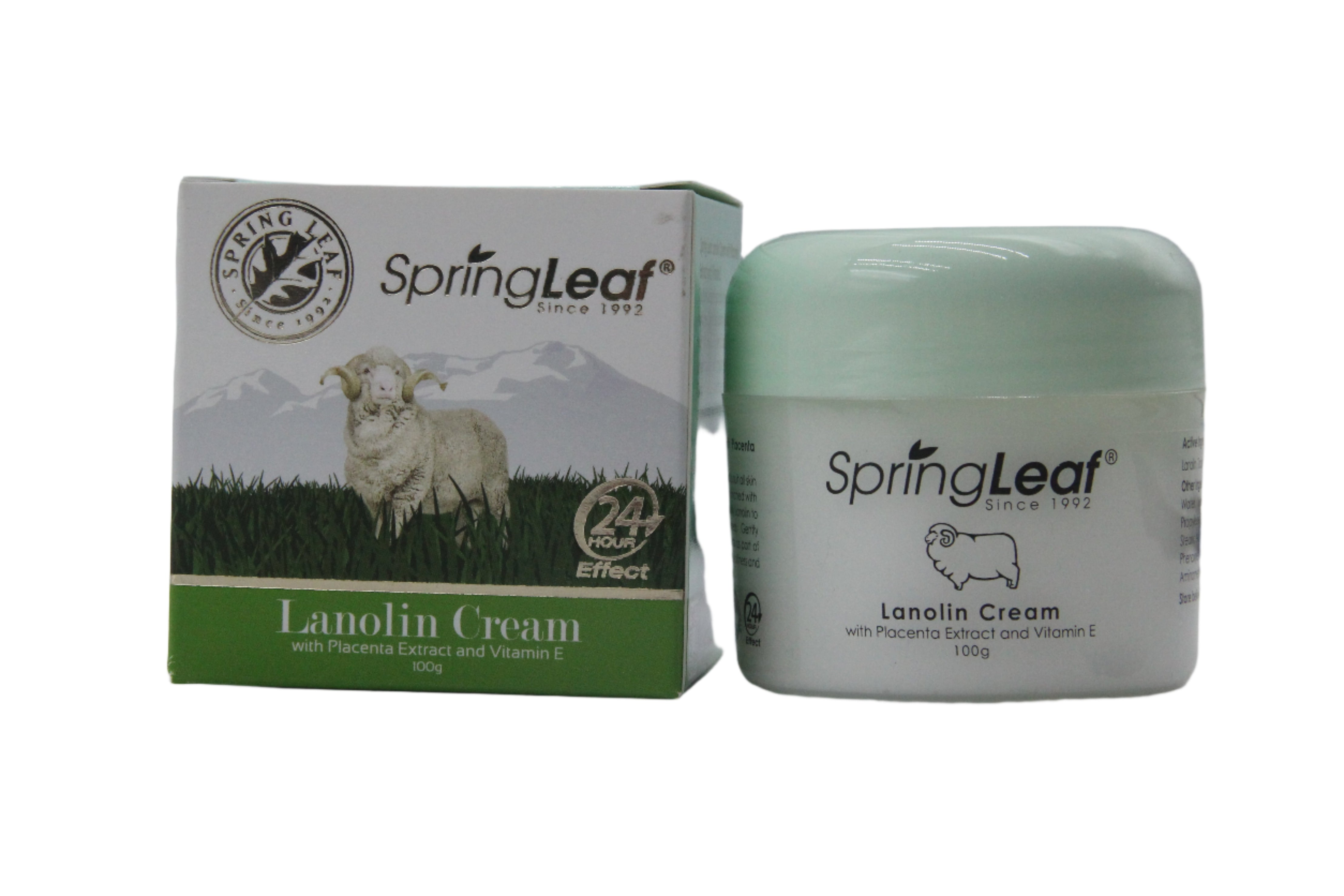 Springleaf Lanolin Cream with Placenta Extract and Vitamin E 100g ...