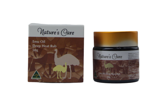 Natures Care Emu Oil Deep Heat Rub