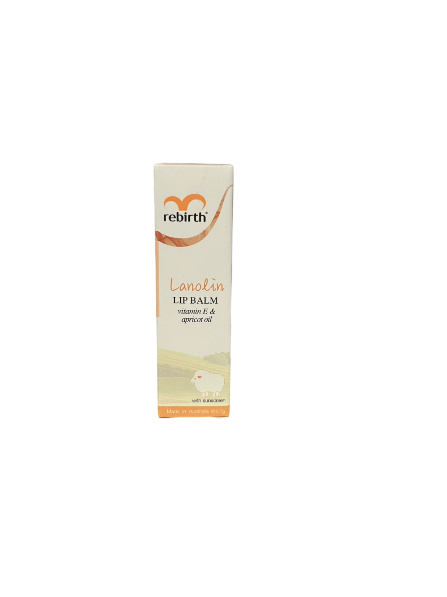 Rebirth Lanolin Lip Balm with Vitamin E and Apricot Oil