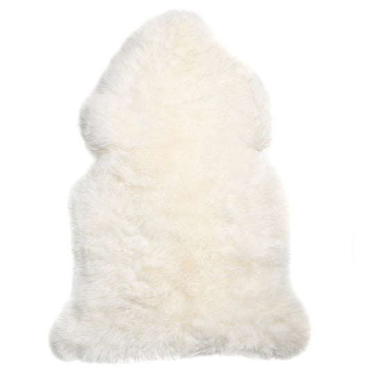 Australian Made Lamb Skin Rug (Traditional Tanner) White